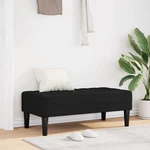 Bench With Cushion Black 44.49 X 22.44 15.35 In Fabric. Fixed Price $202.92.