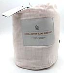 *new* 4PC Micro Stripe Sheet Set - Hearth & Hand With Magnolia King. Fixed Price $50.99.
