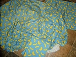 Hot Now Banana 3 Piece Twin Sheet Set Pillowcase, Flat, Fitted Euc (NSH5). Fixed Price $17.09.