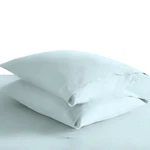 Pure 100% Cotton Pillow Cases Queen Size Set Of 2 Baby Blue, Luxurious 400 Th.... Fixed Price $48.32.