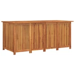 Patio Storage Box Tool Chest Blanket Garden Outdoor Solid Wood Acacia Vidaxl. Fixed Price $518.99.
