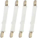 Bed Sheet Straps Holder Mattress Clips, 4 Pcs Adjustable Elastic .... Fixed Price $11.79.