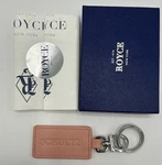 Royce New York Luxe Key Chain Schultz Personalized Carnation Pink Leather. Fixed Price $29.99.