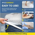 Improved Bed Sheet Fastening System - Geometric Pattern. Fixed Price $87.99.