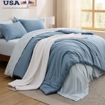 Cozy Twin Bed-in-a-bag Set Fluffy Comforter Pillowcase Easy Care Gift Idea New. Fixed Price $90.95.
