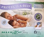 Mattress Protector Cal King Protect-a-bed Waterproof Encasement Allerzip Terry. Fixed Price $11.98.