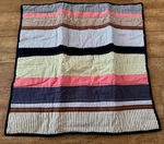 Pottery Barn Kids Patchwork Madras Stripes Quilted Euro Pillow Sham Bedding. Fixed Price $32.72.