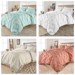 Better Homes & Gardens 3 Piece Full King Elastic Pintuck Duvet Cover Set. Fixed Price $47.00.