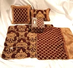 Croscill Gianna 6 Pc Bedding Lot W/ Curtains Shams, Euro, Pillows. Fixed Price $36.99.