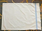 Pottery Barn Grand White Standard Pillowcase Organic Cotton Sea Glass Blue 20X29. Fixed Price $19.95.