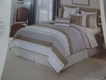 New Nostalgia Highland Park Twin Quilt & Euro Sham Set Grey, Khaki, Off-white. Fixed Price $129.00.