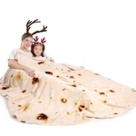 Mermaker Burrito Tortilla Taco Blanket 90 Inches For Adult Kids, Realistic To.... Fixed Price $54.02.