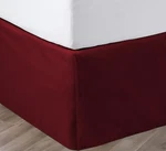 Sgi 12 Inch Drop Bed Skirt Queen Size With Platform To Stay Place Elegant .... Fixed Price $38.50.