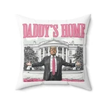 Daddy's Home Trump Sketch Spun Polyester Square Pillow -unique Decorative Design. Fixed Price $28.24.