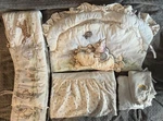 Disney Winnie The Pooh & Friends Cotton Multicolor Crib Bedding Set. Fixed Price $110.00.