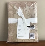 New Pottery Barn Cora Cotton King Pillow Sham Neutral Beige Brown 36"X 20". Fixed Price $49.50.