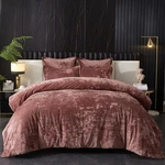 Ivellow Crushed Velvet Comforter Queen,set, 5PCS Ultra Softpink Luxury Co.... Fixed Price $96.50.