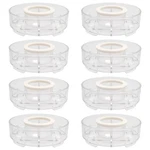 Utalind 8PCS Stackable Furniture Risers And Non-slip Bed 3.9X1.1INCH, Clear. Fixed Price $30.82.