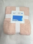 New W/ Tags Room Essentials Dorm Bed Sherpa Blanket Xl Twin 66"X94" Peachy Pink. Fixed Price $11.97.