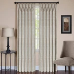 Pair Of Achim Store Parker Pinch Pleat Panels - 34X63 Ivory 2. Fixed Price $18.88.