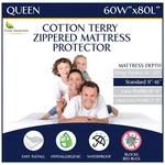 Zippered Waterproof Mattress Encasements - Hypoallergenic Protector .... Fixed Price $63.23.