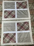 Dockers Plaid Patch Standard Pillow Shams, Pair Nwot Button Closure. Fixed Price $14.31.
