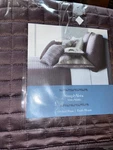 Simply Vera Wang Purple Quilted Orchid Haze Euro Pillow Sham 26 Square Nip. Fixed Price $14.00.