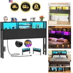 For Queen Size Bed With Storage, Headboards Outlets, Usb Ports.... Fixed Price $122.32.