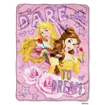 New Disney Cartoon Princess, Dare Dream Micro Throw Blanket 46" X 60". Fixed Price $28.99.