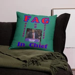 "fascist Grifter" Anti-trump Pillow Anti-maga Lgbtq Democracy Freedom. Fixed Price $26.00.