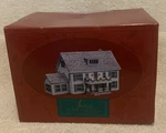 1994 Hallmark Sarah's Maine House Christmas Building Figurine 4X6X4 - New. Fixed Price $8.49.