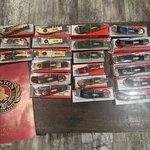 Case Xx Winston Motor Sports 20TH Anniversary Knife Set 87/1500 1991. Fixed Price $2750.00.