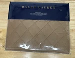 Ralph Lauren Euro Sham Womens Cromwell Quilted Equestrian Bedding Pillow New. Fixed Price $64.79.