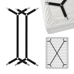 Adjustable Bed Sheet Straps Criss-cross Suspenders, Strong Grip, Universal Fit. Fixed Price $11.99.