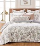 Levtex "ophelia" 3 Piece King Size Coverlet Set With Shams, Blush, Floral, New!. Fixed Price $160.00.