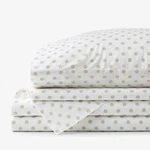 The Company Store Isadora Classic Cool Cotton Percale Sheet Set Bedding New. Fixed Price $15.60.