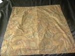 Ralph Lauren West Highland Olive Euro Sham Paisley Floral Brown Red Green Orange. Fixed Price $52.99.