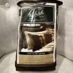 Woolrich Oak Harbor 1 Euro Sham Mocha Brown 26" X Cabin Rustic Mountains New. Fixed Price $26.99.