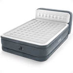 Intex Dura Beam Deluxe Airbed Built Pump & Ultra Plush Headboard Queen (used). Fixed Price $81.35.