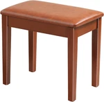 Solid Wood Piano Bench With Cushion Brown Keyboard Stool Seat 21X13 Inches. Fixed Price $120.99.