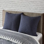 Ink+ivy 100% Cotton Quilted Euro Sham Square Decorative Pillow Cover 26"X26". Fixed Price $136.08.