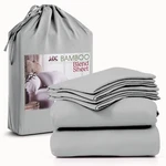 4-PIECE Premium Bamboo Blend Bed Set Deep Pocket Breathable Soft. Fixed Price $26.99.