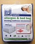 Cleanrest Mattress Protector Allergen Bed Bug White Queen 60''X80''X20''. Fixed Price $44.95.