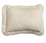 Thomasville Embroidered Throw Pillow Ivory Cream Floral Home Decor 15" X 19". Fixed Price $13.98.