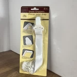 4 Pcs Home White Elastic Mattress Bed Sheet Grippers Straps Clips. Fixed Price $7.80.