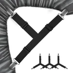Fgy Bed Sheet Straps Adjustable Elastic Fasteners With Metal Clips For Tablec.... Fixed Price $14.56.