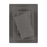Mainstays Cotton Rich Extra Soft Jersey Bed Sheet Set, Queen, Charcoal, 4 Pieces. Fixed Price $38.96.