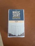 Magic Chic Makeover! Levinsohn 15" Ruffled Full Size White Drop Bedskirt. Fixed Price $24.95.
