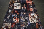 Fleece Throw Blanket 58" X 76" Floral Flower Design Multi Colored Soft Touch. Fixed Price $18.99.