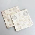 Ethan Allen Silk Botanical Ikat Euro Pillow Shams Covers 26X26 Luxury Bedding. Fixed Price $79.88.